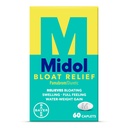 Midol Bloat Relief Caplets Pamabrom, lievittää turvotusoireita ennen ja aikana kuukautiset, tarjoaa enintään 6 tuntia helpotusta naisille, 60