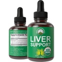 USDA Organic Liver Cleanse Detox & Repair. 6-in-1 Liquid Drops kanssa Luomu Milk Thistle, Artisoke Extract, ja enemmän. Nolla sokeri, maksan terveys tuki Tincture Supplement Vaihtoehtoiset kapselit
