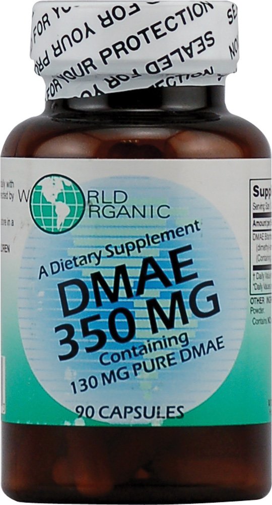 World Organic DMAE - 350 mg - 90 kapselia