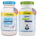 HEAL-N-SOOTHE Natural Cleanse Supplement Proteolyyttinen Enzyme ja luonnollinen Ruoansulatuskanavan terveys täydentää