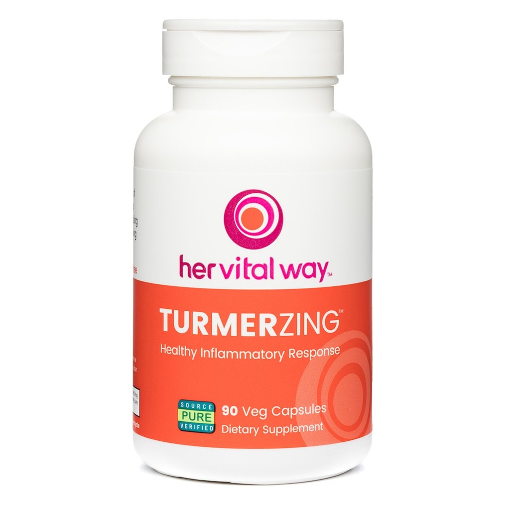 TurmerZing C-14 Testad gurkmeja och ingefära för hälsosamt inflammatoriskt svar, 95% Curcumins 5% Gingerols
