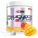 EHP Labs OxyShred Pre Workout Powder - Preworkout Powder med L Glutamin & Acetyl L Carnitine, Energy Boost Drink - Mango, 60 portioner