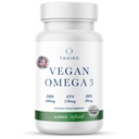 TAHIRO Vegan Omega-3 Softgels - Kasvipohjainen täydentää DPA, DHA & EPA - Raskaana olevien naisten, miesten ja naisten ravinteet - Tukee aivojen terveyttä - Prenatal & Joint Lisäravinteet, 1000mg