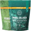 Primal Harvest Super Greens & Collagen Powder Superfood Greens Powder and Collagen Peptides Powder for Hair, Skin, and Nails Bundle