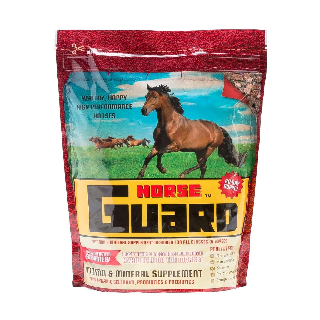 Horse Guard 10 lb, Equine Vitamin Mineral Supplement med organisk selen & Vitamin E