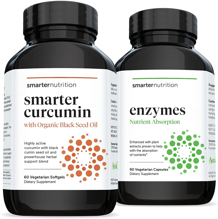 SMARTERNUTRITION Curcumiini + Entsyymit