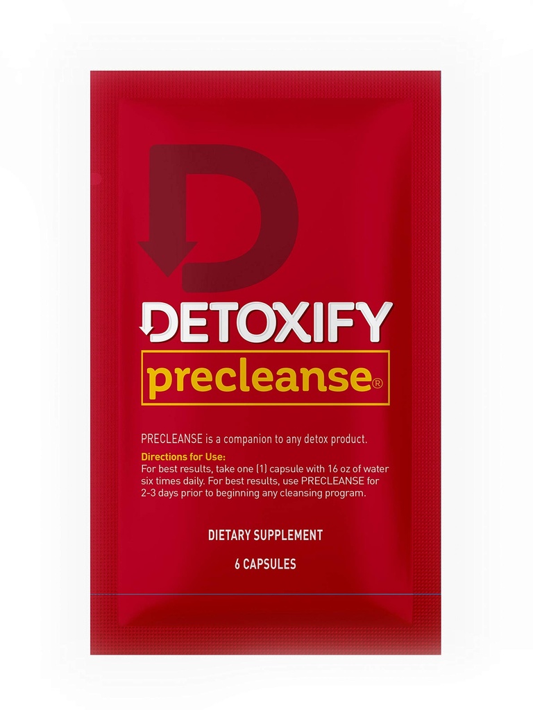 Detoxy Pre Cleanse One Day Detox Kapselit maito Thistle ja Voikukka - Täydellinen kehon puhdistus naisille ja miehille