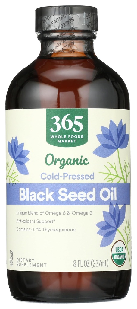Hela livsmedelsmarknaden, Organic Black Seed Oil, 8 Fl Oz