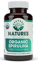 USDA Organic Spirulina Tablets - Ei-GMO Green Superfood Superfood Supplement: 3000 mg tuoretta sinistä vihreää Algae, Vegan, gluteeniton, kestävästi kasvanut, torjunta-aineeton ja säteilytön, 500 mg per tabletti, 180"