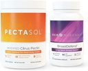 EcoNugenics edistää rintojen terveys & solutuki - BreastDefend 30 kapselia + PectaSol-C Modified Citrus Pectin 454 Grams Bundle