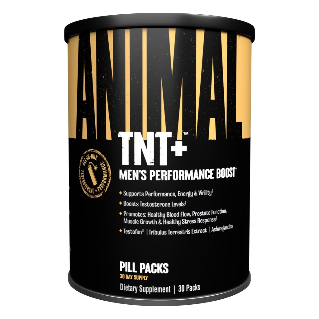 Animal TNT+ - Miesten tuki, eturauhastuki, Adaptogen & Stressituki, typpioksidi