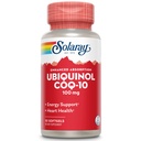 Solaray Ubiquinol CoQ-10 100mg Förbättrad Absorption Softgels - Ubiquinol CoQ10 Supplement för män och kvinnor, Coenzyme Q10-30 Softgels