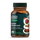 Gaia Yrtit Reishi Mushroom - auttaa säilyttämään terveen immuunijärjestelmän ja tukee Heart Health - Adaptogen Herbal Supplement for Longevity Support - 40 Vegan Liquid Phyto-Capsules (40 päivän toimitus)