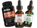 Candi Cleanse & Oregano Oil Drops - Organic Oil of Oregano Drops Liquid & Black Walnut Wormwood - Extra Strength Ylikasvu Balance Complex, Natural Gut Cleanser Detox Health lisäravinteet Kapselit
