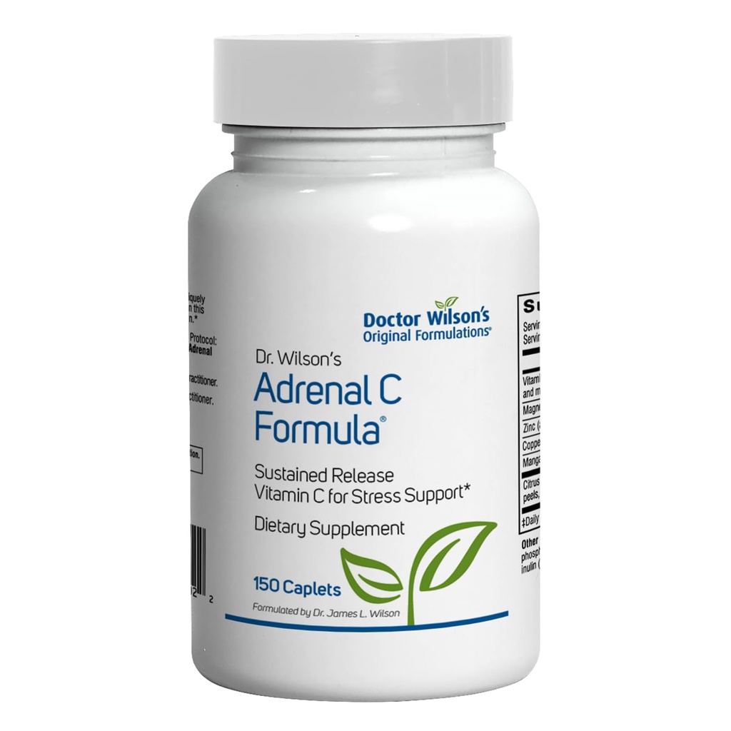 Tohtori Wilsonin alkuperäinen Formulations Adrenal C Formula 150 Caplets