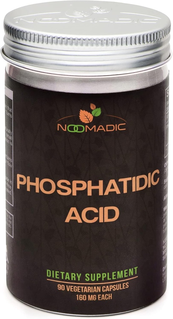 Fosfatidihappo (PA), 90 kapselia 160 mg Jokainen, vakioitu 50% Fosfatidihappo