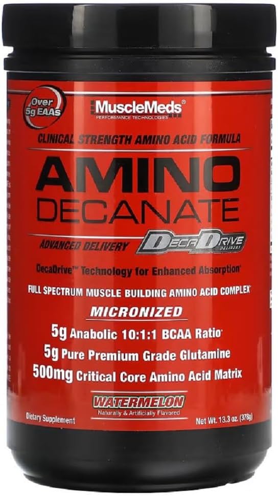 Muskel Meds Amino Decanate, Watermelon, 13.3 Oz