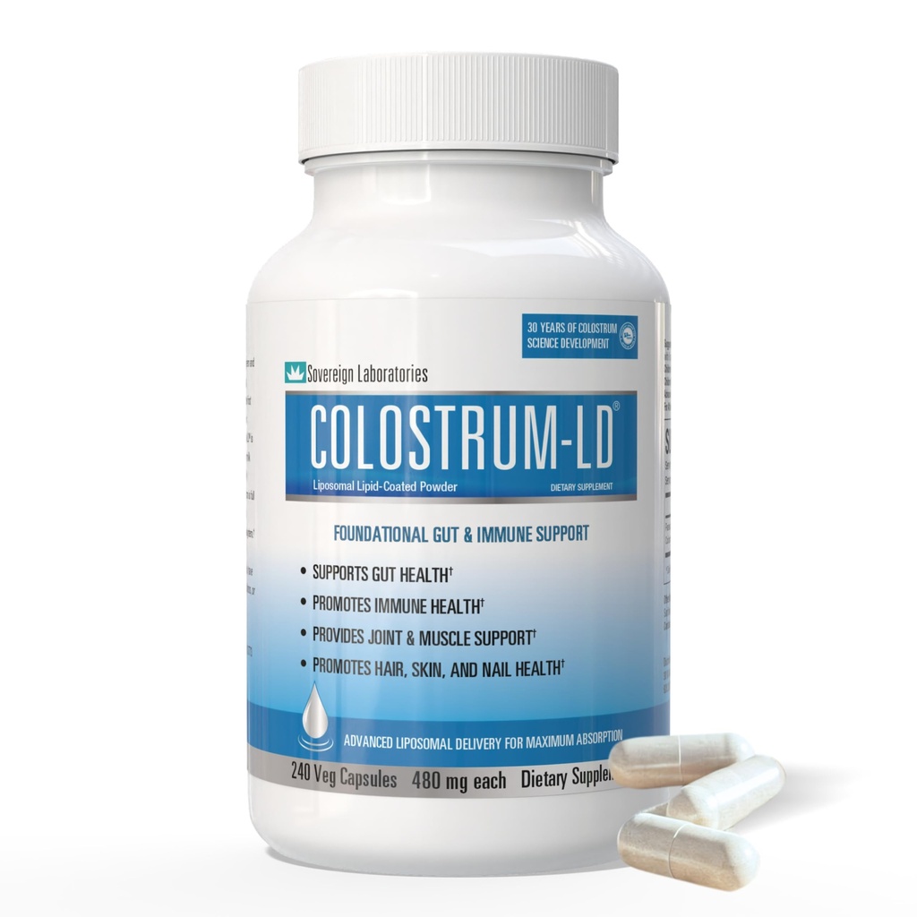 Colostrum- LD- kapselit Tolostrum liposomaalinen toimitus - korkea imeytyminen - 240 kapselia