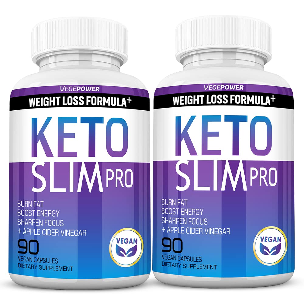 Keto Weight Loss Pills - Fat Burner för kvinnor och män med Apple Cider Vinegar - Natural Appetite Suppressant, Weight Management & Metabolism Booster - 180 Keto ACV kapslar