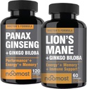 Nompest Korea Red Panax Lions Mane lisäravinteet Ginkgo biloba terveille welbeing ja Lifestyle.
