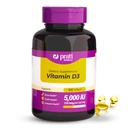 D3-vitamiini 5 000 IU . 500 Softgels. Tuet puolustusjärjestelmää, luu- ja lihasterveyttä.