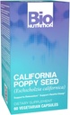 Bio Nutrition California Poppy Herbal Supplement 60 Kasvissyöjä Kapselit ...