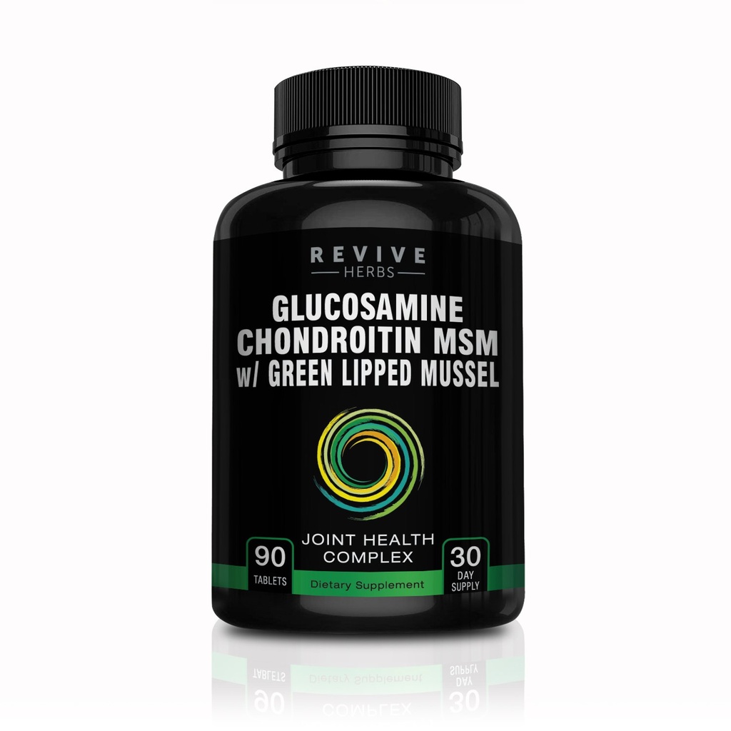 Glukosamiini Chondroitin MSM Uuden-Seelannin Green-Lipped Mussel -tuki Joint Joustavuus, Connective Tissue, Cartilage Health