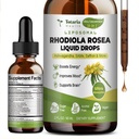 Totaria 16-i-1 Liposomal Rhodiola Rosea Tincture, Ultra Strength Rhodiola Supplement w / Ashwagandha, Saffron, Magnesium, SAM-e, Rhodiola Rosea Extract Liquid Drops för naturlig avkoppling, humör, energi