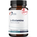 Designs for Health L Glutamine Capsules - 850mg Vegetarian Amino Acids Supplement för att stödja muskelåterhämtning, Digestive, Immune + Gut Health - Non-GMO + Gluten Free (120 kapslar)