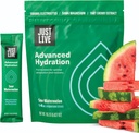 Just Live Advanced Hydration - Hapan vesimeloni, Elektrolyytti juoma Mix, Tart Cherry Extract, tukee Recovery & Imeytyminen, Matala sokeri, 14 pakkaus