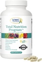 NWC Naturals Total-Nutrition Program Multivitamiini Enzymes Plus Prebiootit ja probiootit täydentää, täydellinen hoito miesten ja naisten, kasvissyöjä Natural Koko ruoka vitamiinit, 270 kapselia