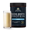 Antiikin ravitsemus Grass Fed, Cage Free, Bone Broth Protein Powder, 20g proteiinia, hydrolysoitu Collagen Peptides, Keto & Paleo Friendly, Tukee Joint, Gut Health, Vanilla, 20 tarjoilua
