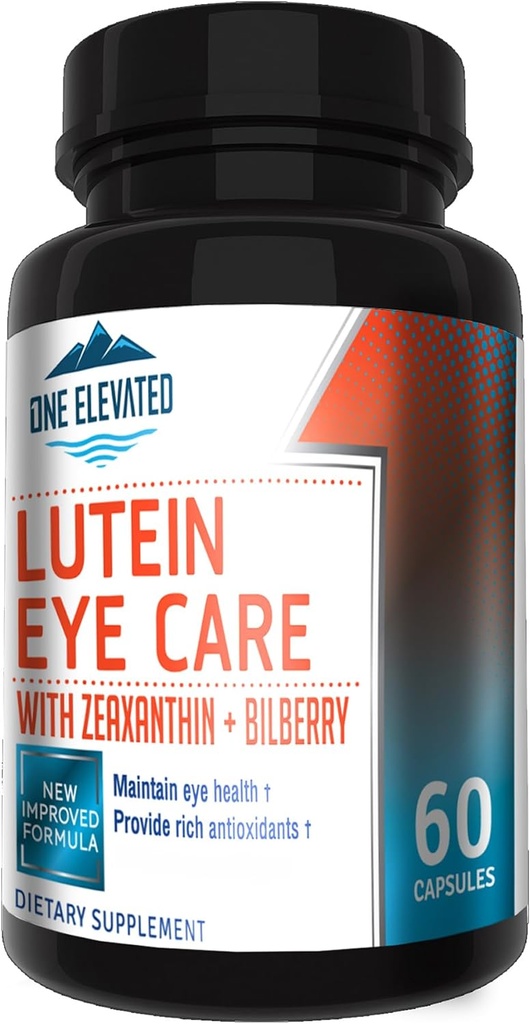 Uusin Super Strength Eye Care Formula - Korkein farmaseuttinen luokka Lutein, Zeaksantiini, Mustikka - Suurin biologinen hyötyosuus ...