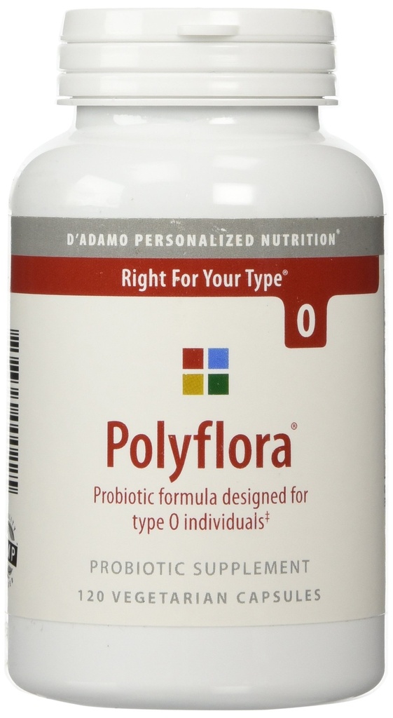 D'Adamo Yksilöllinen ravitsemus Polyflora O, 120