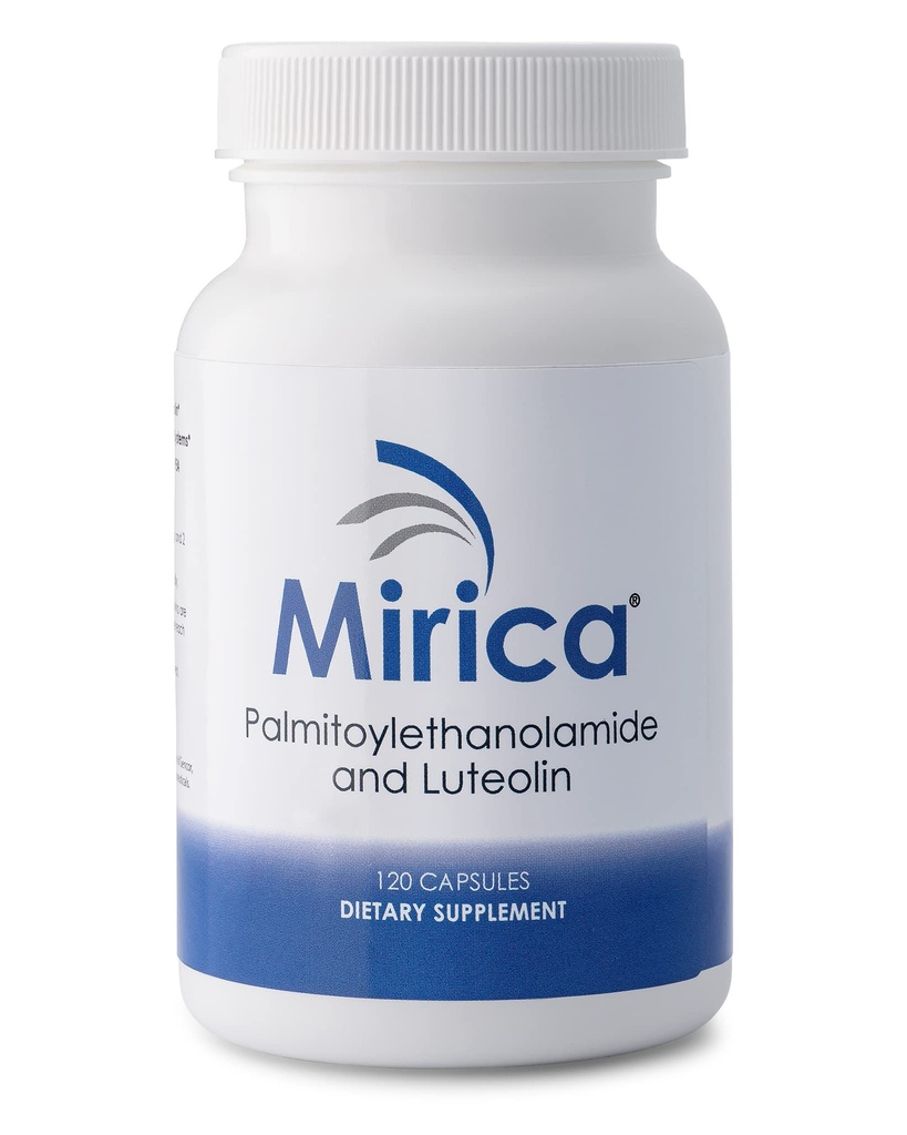 Mirica® - Pea (palmitoyylietanoliamidi) ja luteolin - Mukavuustuki - tukee terveitä immuuni- ja hermostojärjestelmiä - 120 kapselia