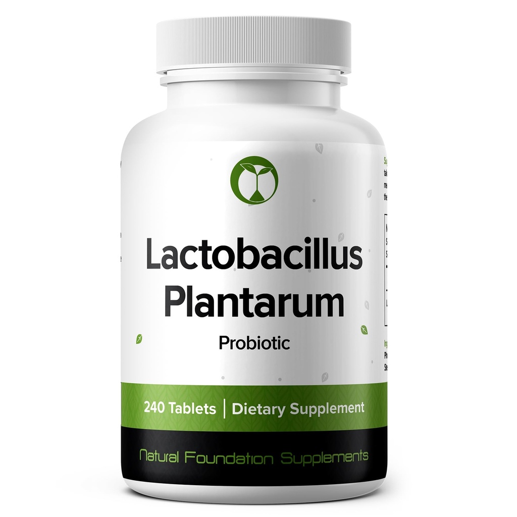 Lactobacillus Plantarum Probiootti Supplement 240 tablettia 3 miljardia PMY Probiootit miehille & naisille tukee suoliston digestiivinen & Gut Health (240, Lactobacillus Plantarum)