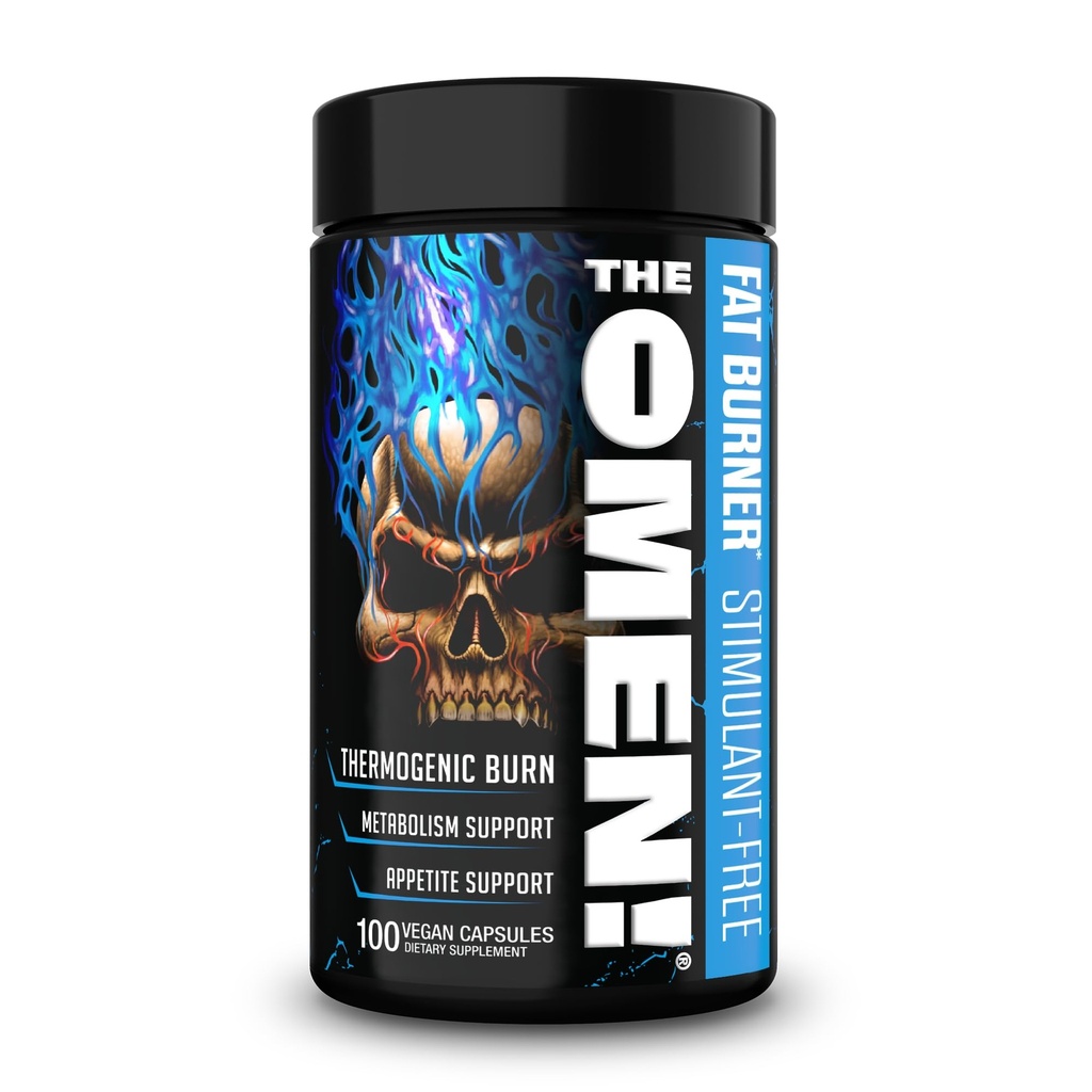 JNX SPORTS The Omen! Kofeiiniton ja ruokahaluton rasvanpolttaja miehille ja naisille