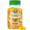 Vitamin C Jelly Bean Gummies för vuxna, Immune Support Dietary Supplements, Vegetarian, 120 Citrus Blast Jelly Beans, Kosher