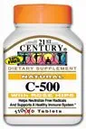 21st Century C 500 Mg med Rose Hips Tablets, 110 Count (Pack of 2)