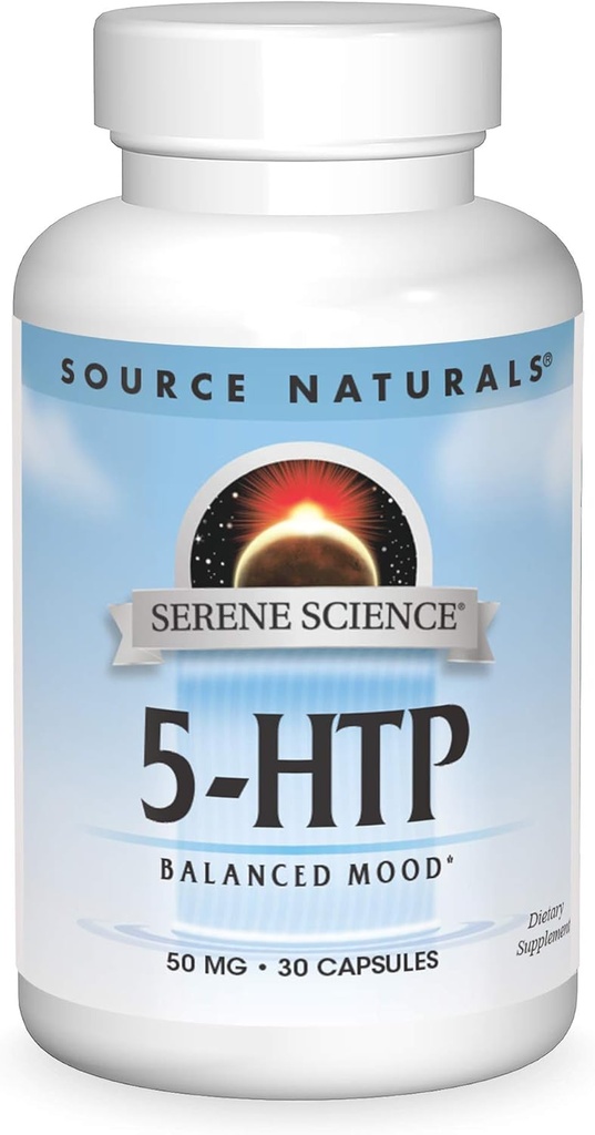 Källa Naturals Serene Science 5-HTP, 50mg - 30 kapslar
