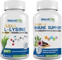 Natural Cure Labs Bundle: Clean L-Lysine + Immuunituki