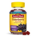 Luonto tehty Elderberry kanssa C-vitamiinia ja sinkkiä, ruokavalio täydentää immuuni tukea, 60 Elderberry Gummies, 30 päivän tarjonta