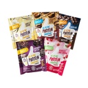 FlavCity Kaikki in One Protein Shake Powder Packets - On the Go Meal Alternative + 25g Protein & 10g Collagen, valmistettu Organic Reishi & Cordyceps Sienet - Ei lisättyjä sokereita, Variety 10 Pack