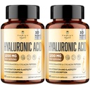 19-in-1 Hyaluronihappokapselit - sylunaarihappo 1200 mg, kollageenipepidit, C-vitamiini, fytoseramidit - iho, silmät, ruoansulatuskanava, Bones Support (2 Pack)