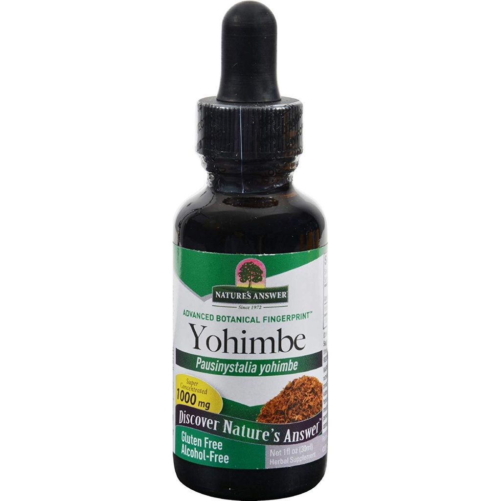 Luonto Vastaus Yohimbe Bark Alkoholiton - Kasviperäinen lisäravinteet - Gluteeniton - 1 fl oz (pakkaus 2)