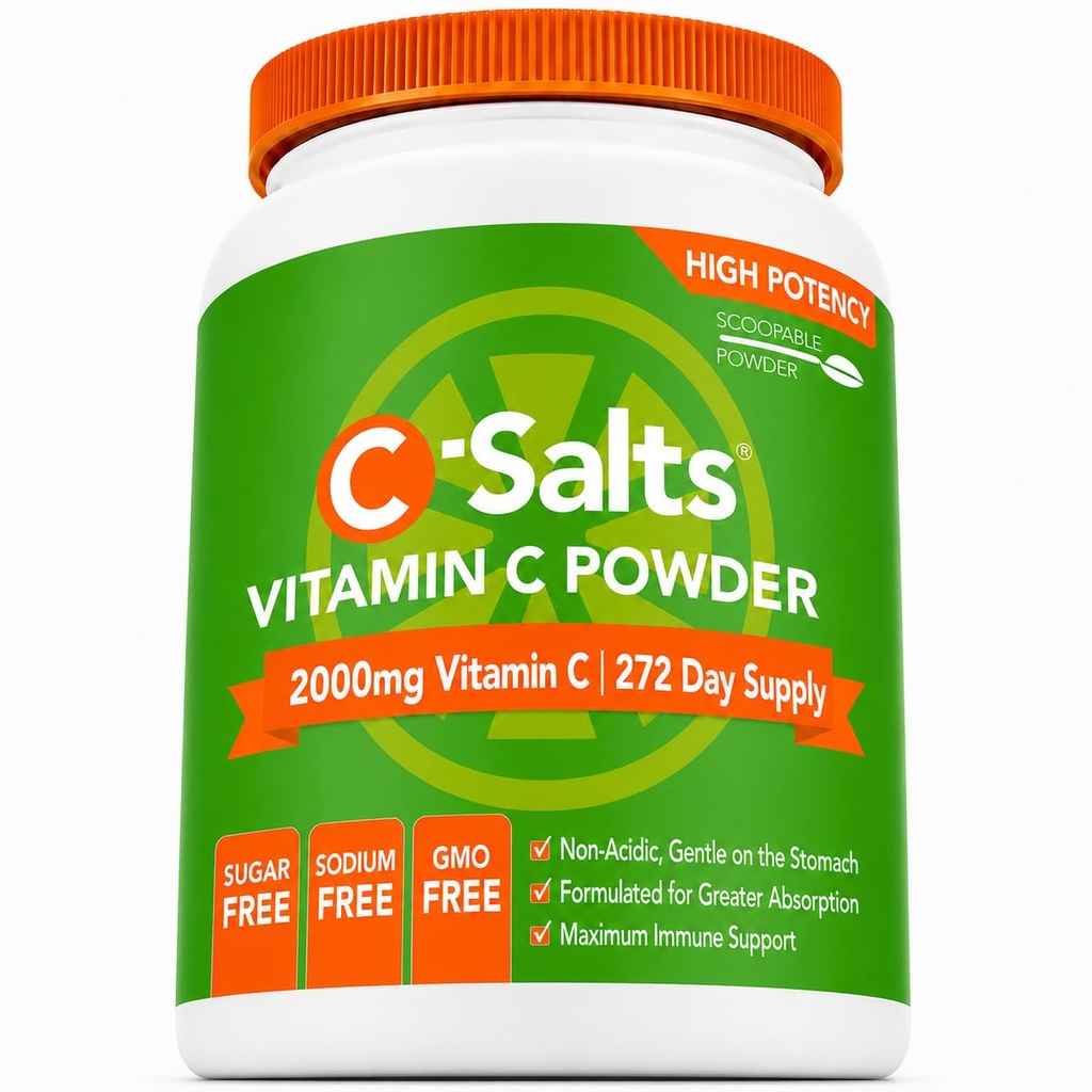 C-paltit C-vitamiini Powder Supplement - 100% Pure Suuri annos Puffed C-vitamiini Powder for Immunosupport - Organic, Sokeriton, Vegaani, ei-GMO, Vatsa-ystävällinen, Alkuperäinen 26 oz