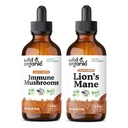 Luonnonmukainen ja orgaaninen Immuunisieni Pelti 4 fl oz & leijonan mane Pelti 4 fl oz