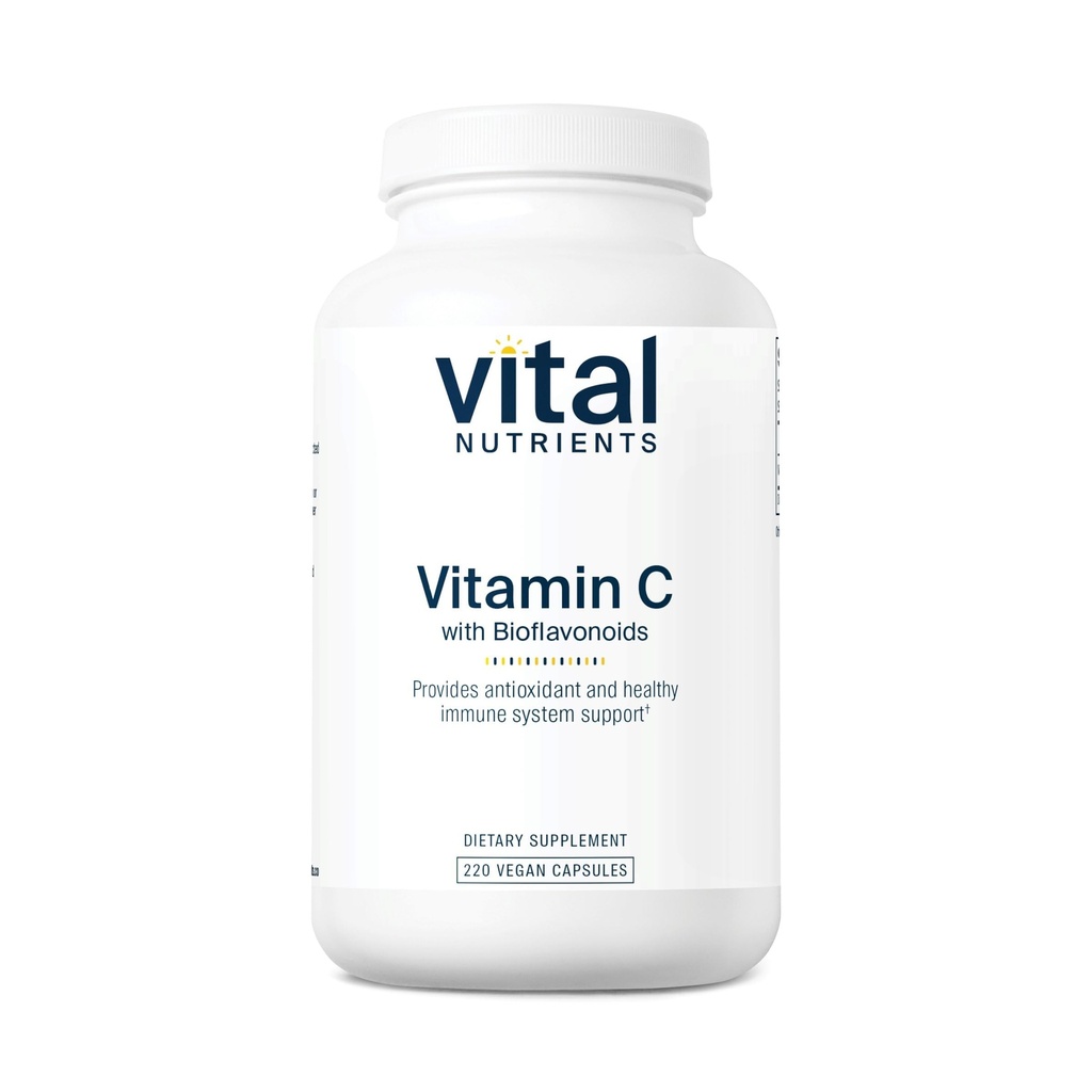 Vitaaliravinteet C-vitamiini bioflavonoidien kanssa Vegaani täydentää immuunitukea * ... 1000 mg C-vitamiinia ja 500 mg Citrus Bioflavonoidia...