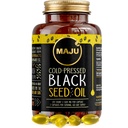 Maju Superfoods Musta siemenöljy kapselit, vahva kylmäpuristettu, 2% Thymokinoni, 100% turkkilainen musta Cumin Nigella Sativa Seed Oil, Organic BSO, Liquid Blackseed, 120 Count, 500 mg per kapseli