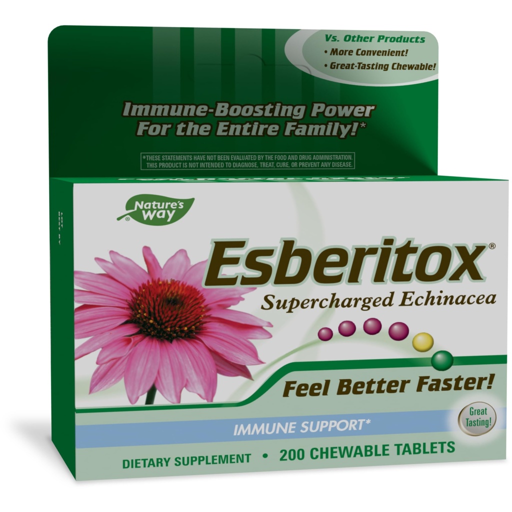 EBERITOX Superahdettu Echinacea ...Immuunituki ... Kasviperäisten lisäravinteet - Wild Indigo Root - Purppuranpunainen kukko ...